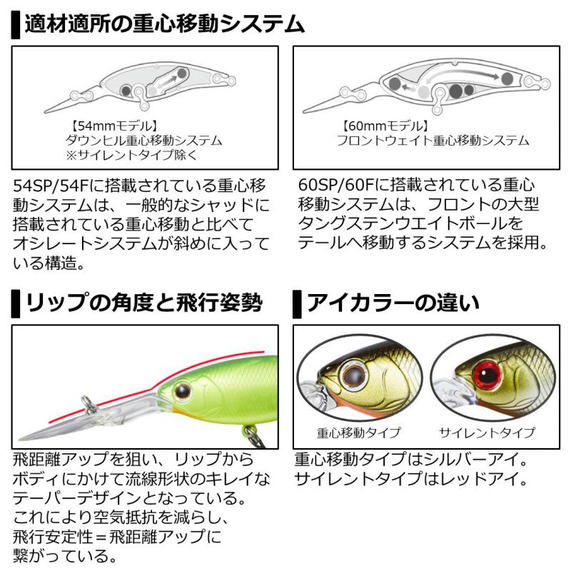 スティーズシャッド60SP SR-S