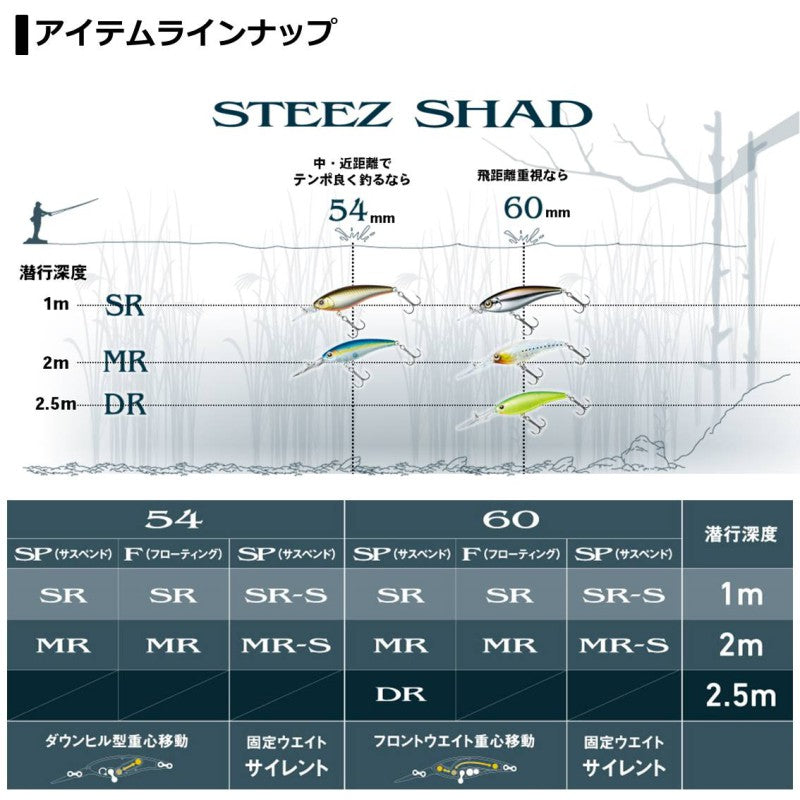 スティーズシャッド60SP SR-S