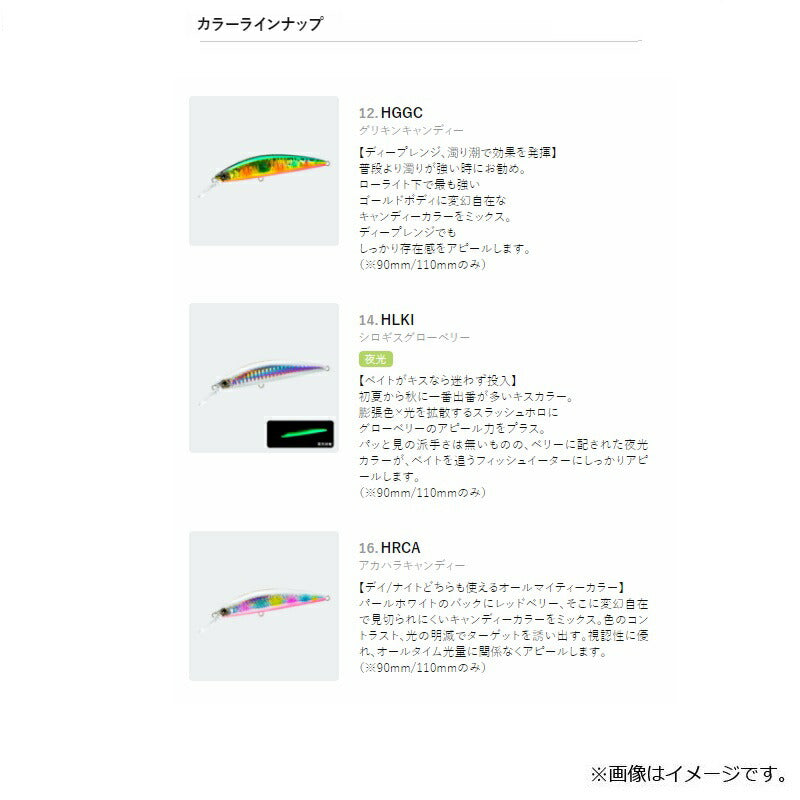 F1190 ハードコア ヘビーミノー (S) 110mm