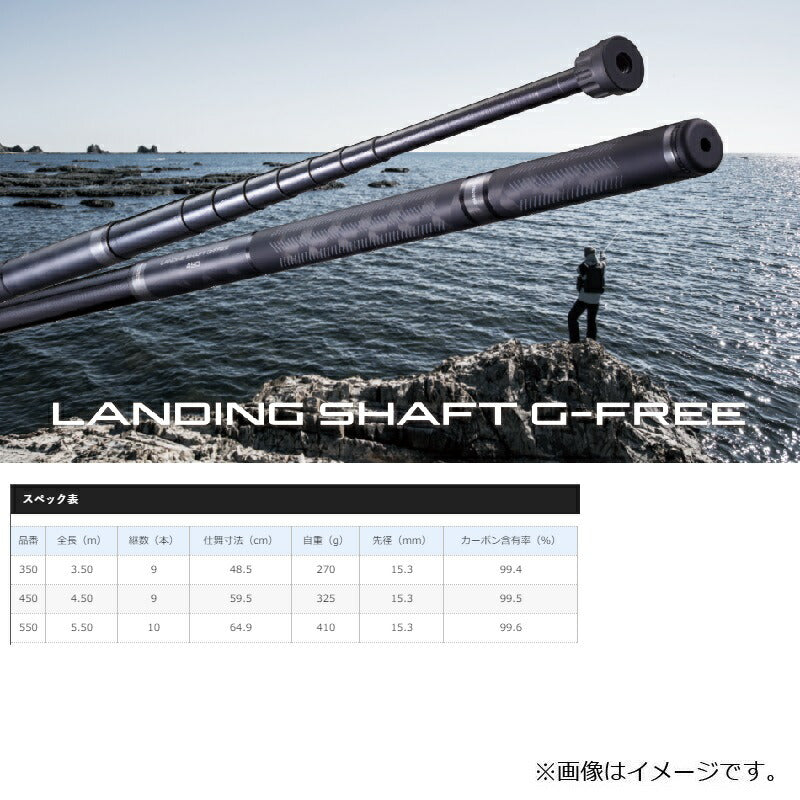 ランディングシャフト G FREE 550 – つり具のBunBun.com