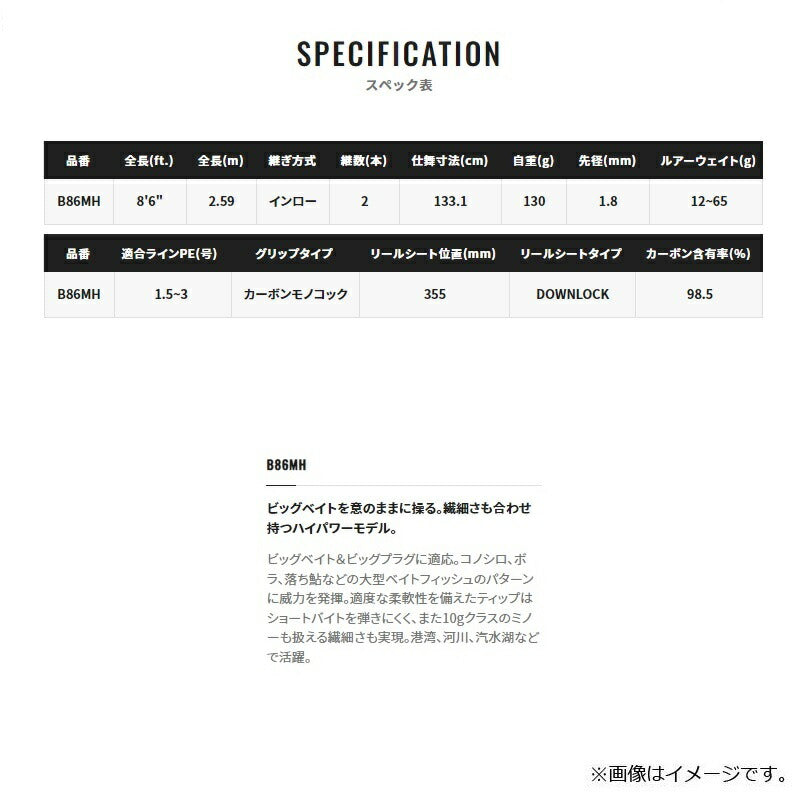 22 エクスセンス インフニティ B86MH 【大型商品】