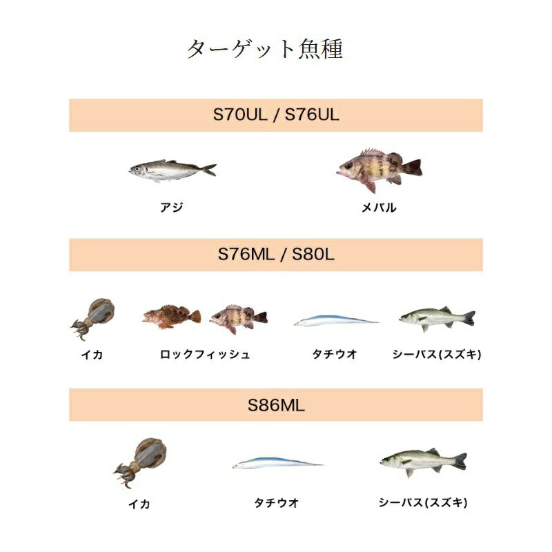 23 ルアーマチック ソルト S76ML