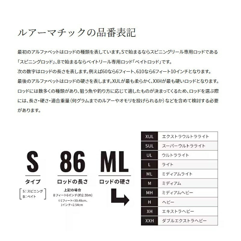 23 ルアーマチック ソルト S86ML – つり具のBunBun.com
