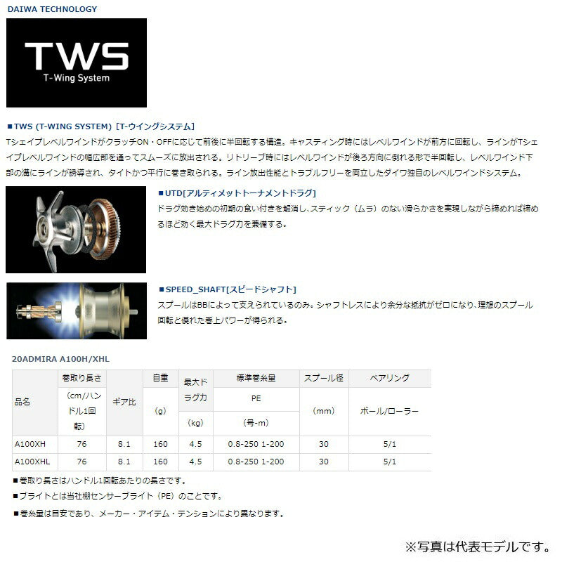 20アドミラ A 100XH