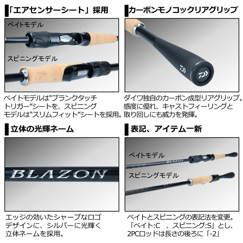 ブレイゾン C611H-2・SB – つり具のBunBun.com