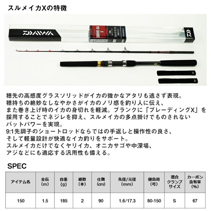 スルメイカ X 150