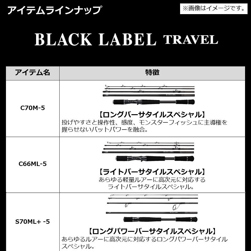 ブラックレーベルトラベル C70M-5 – つり具のBunBun.com