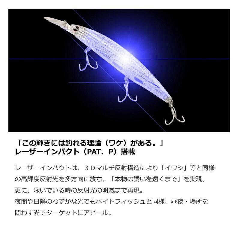 ショアラインシャイナーZ セットアッパー レーザーインパクト 125SDR-LI
