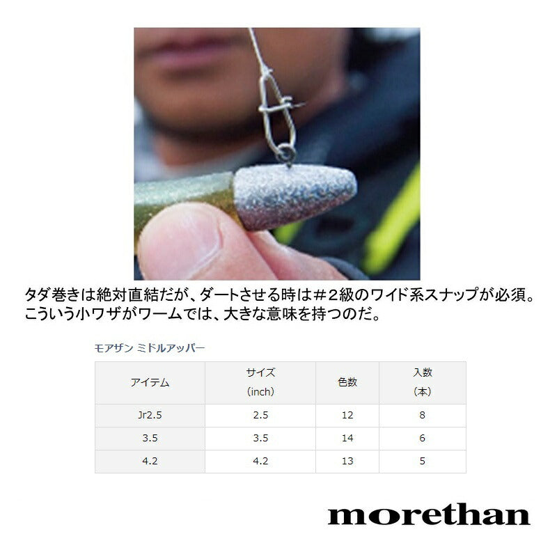 モアザン ミドルアッパー 3.5インチ