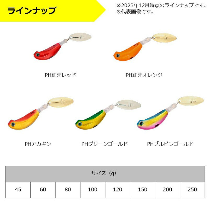 紅牙ブレードブレーカーTG玉神ヘッド 60g PH紅牙レッド