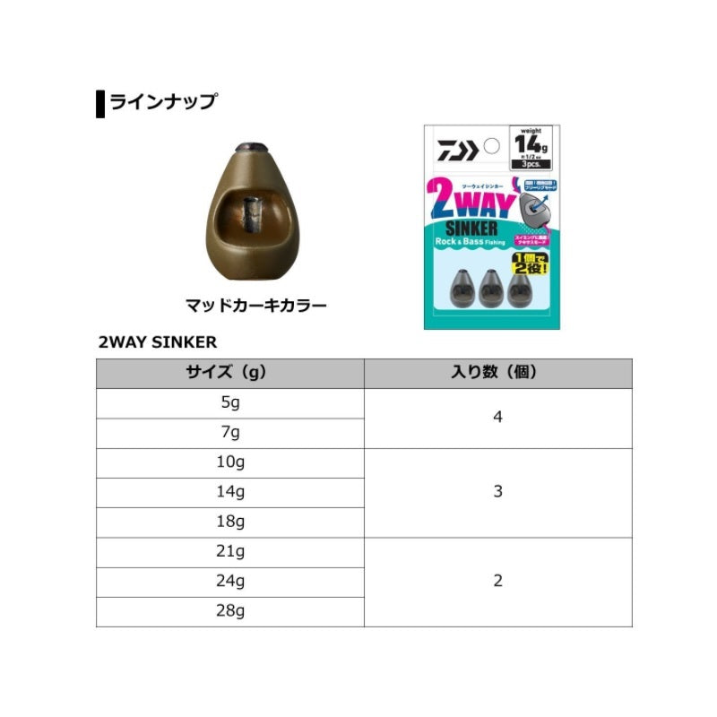 2WAY SINKER ツーウェイシンカー 5g