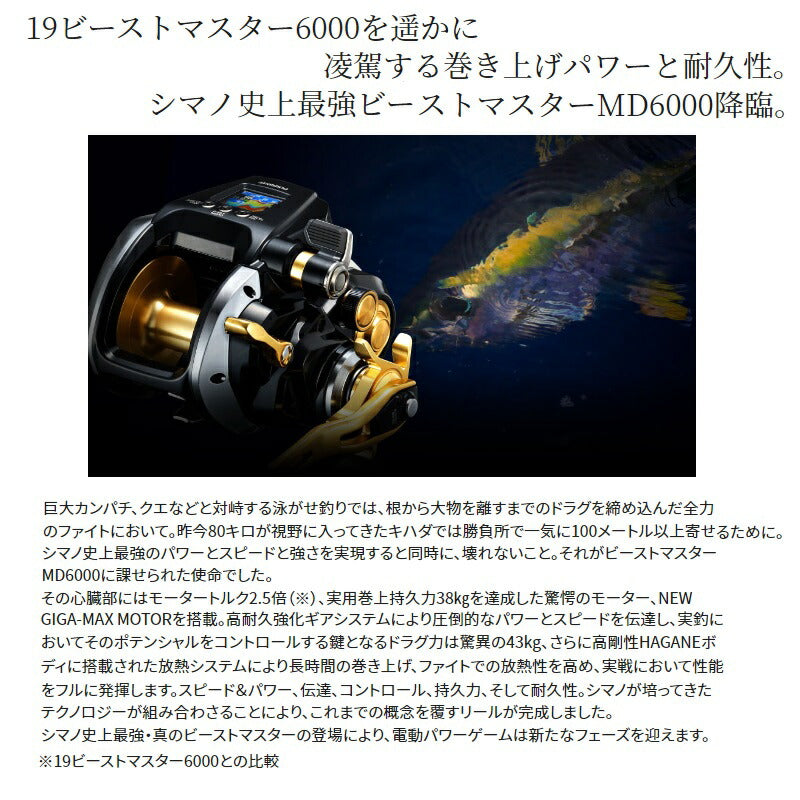 22ビーストマスターMD 6000