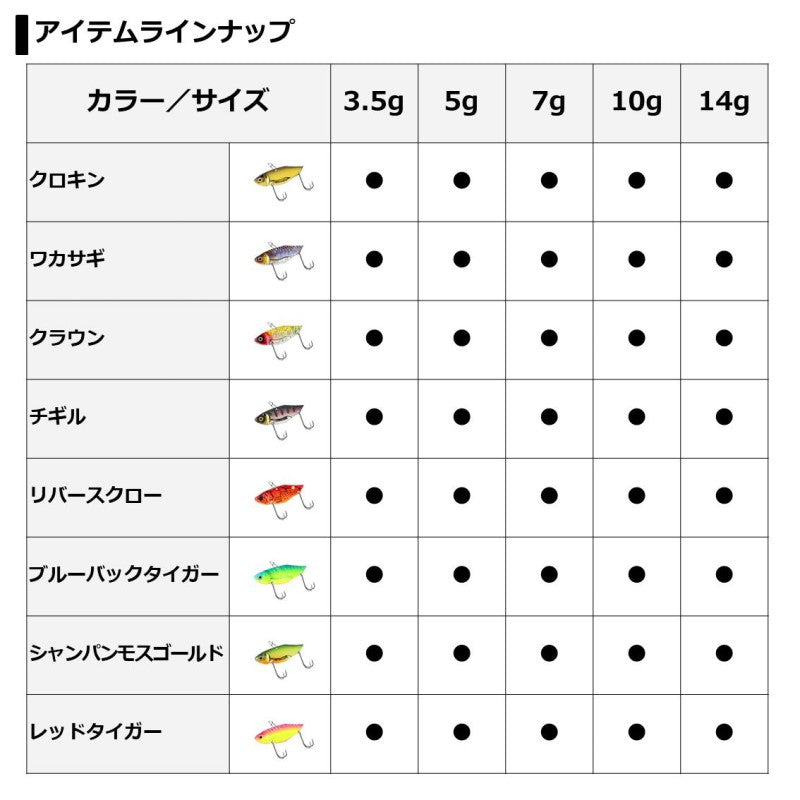メタルバイブSS 14g