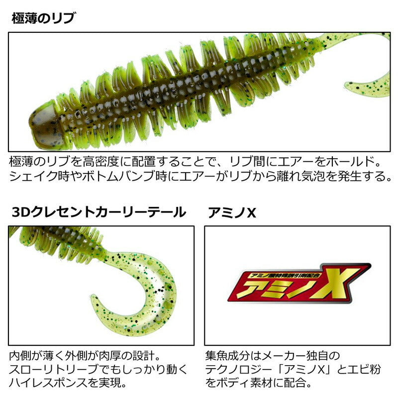 シルバーウルフ KJカーリー チニングカスタム 3インチ