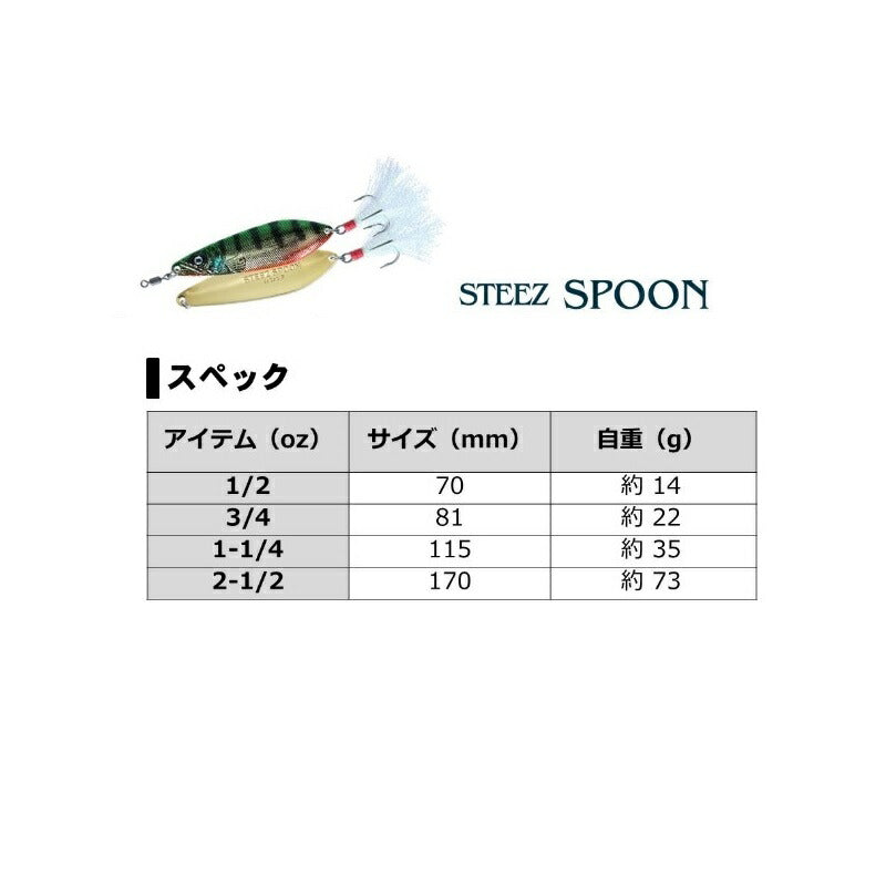 スティーズ スプーン 1/2