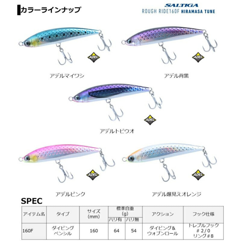 ソルティガ ラフライド 160F ヒラマサチューン – つり具のBunBun.com
