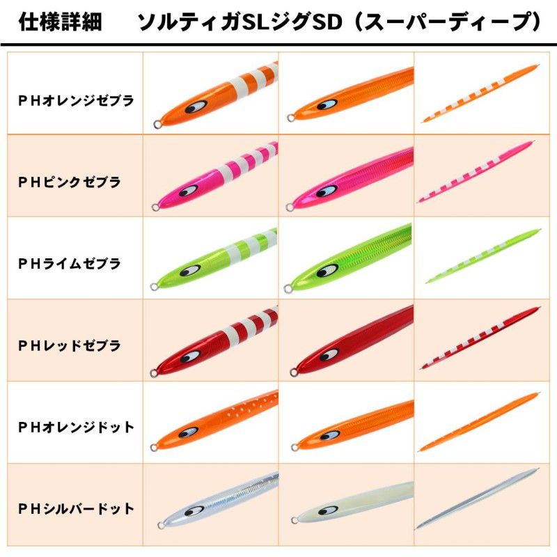 ソルティガ SLジグSD(スーパーディープ) 500g