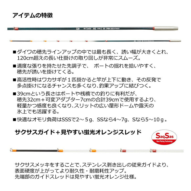 クリスティア ワカサギ HG TYPE C 39BA S