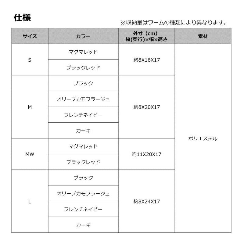 ワームホルダー(B) M フレンチネイビー
