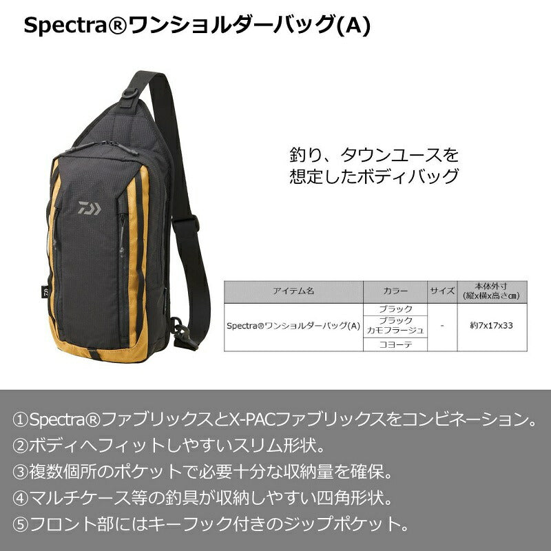 スペクトラ ワンショルダーバッグ(A) ブラック