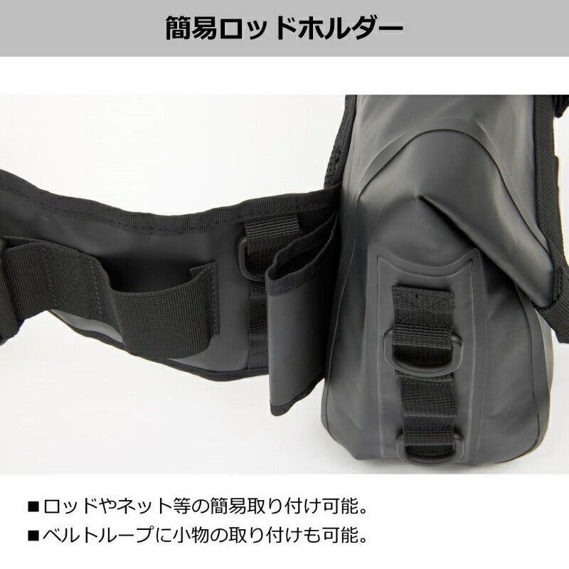 TP ヒップバッグ(D) ブラック