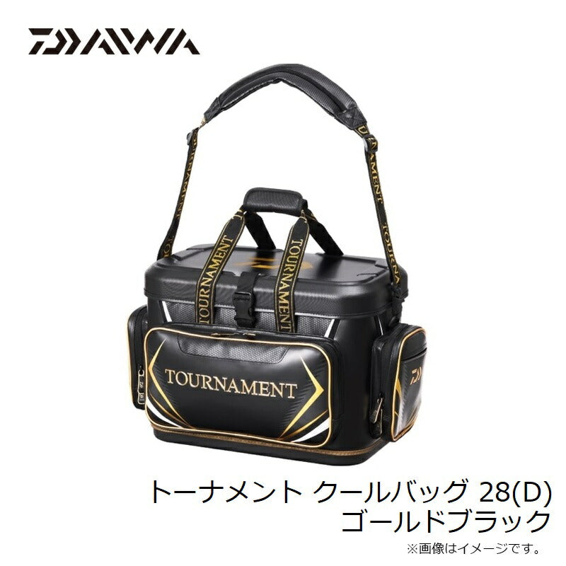トーナメント クールバッグ 28(D) ゴールドブラック – つり具のBunBun.com