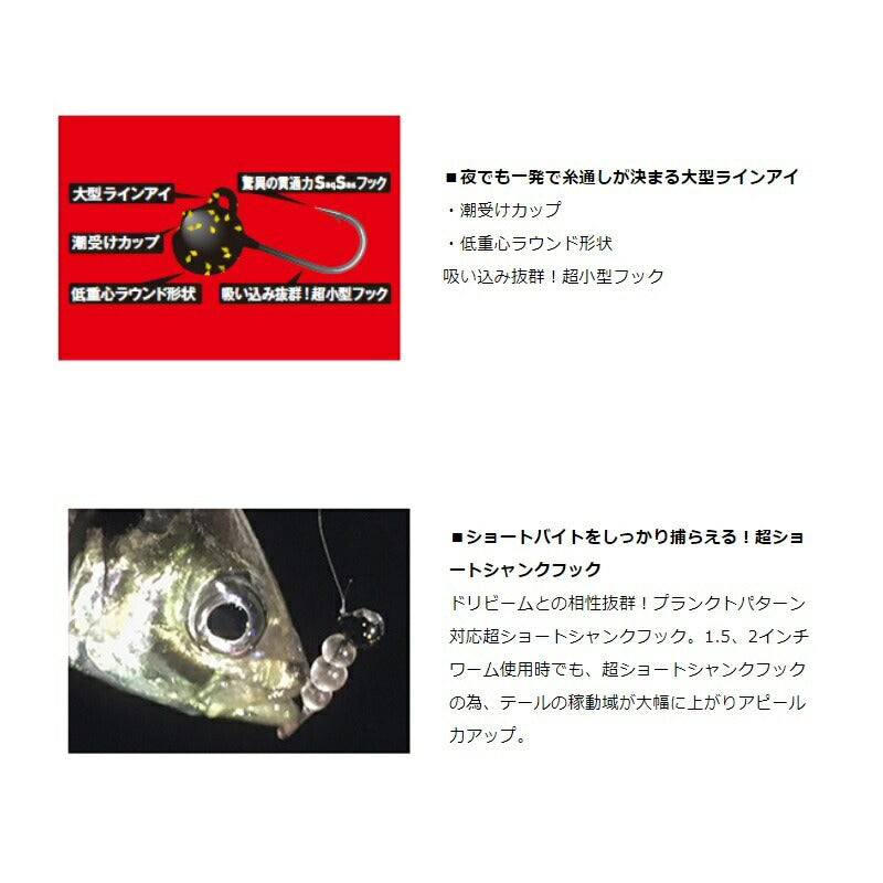 月下美人 SWライトジグヘッド SS 極み 0.9-#14