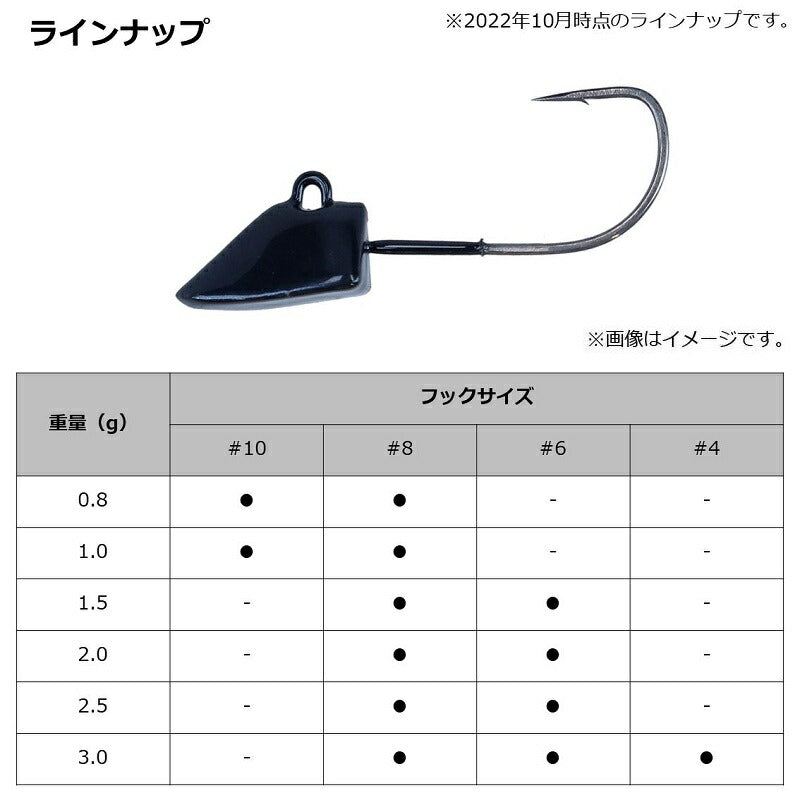 月下美人ダーティンジグヘッドSS 1.0g #10