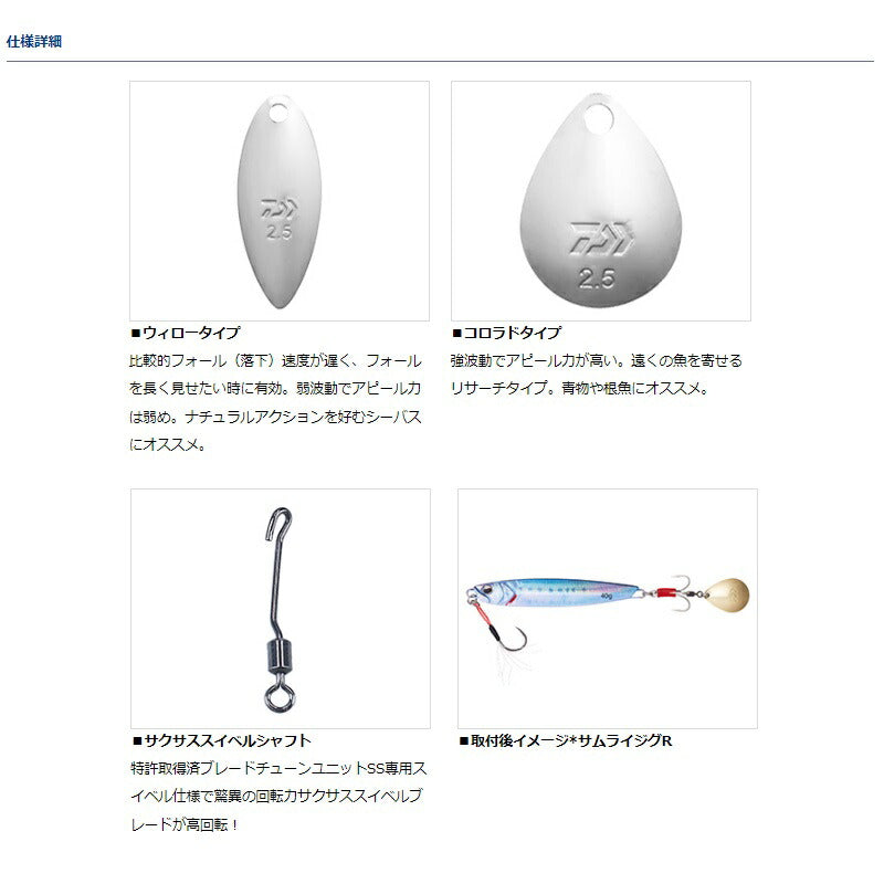 ブレードチューンユニットSS ウィロー (M-3.25) シルバー