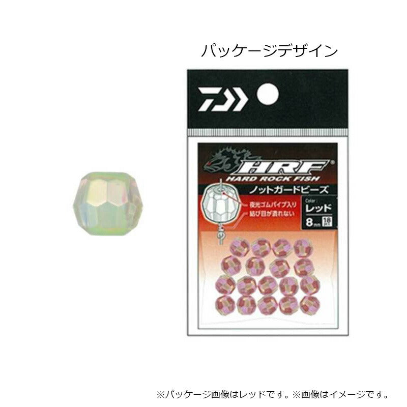 HRFノットガードビーズ8mm クリヤー