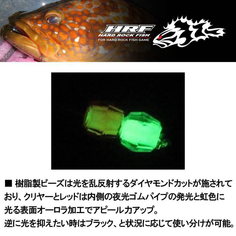 HRFノットガードビーズ8mm クリヤー