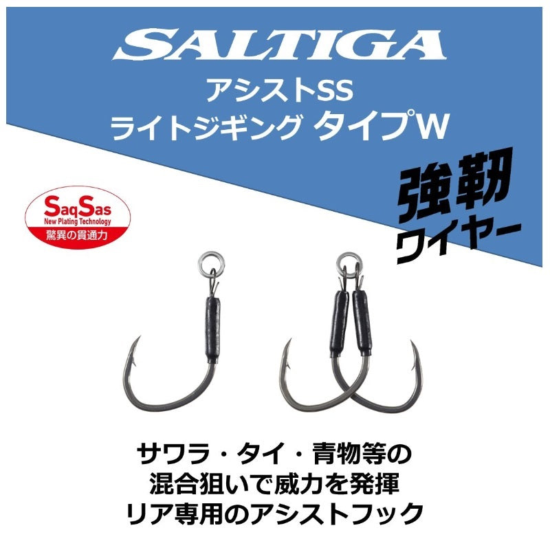 ソルティガアシストSSライトジギング タイプW リアツイン2/0X