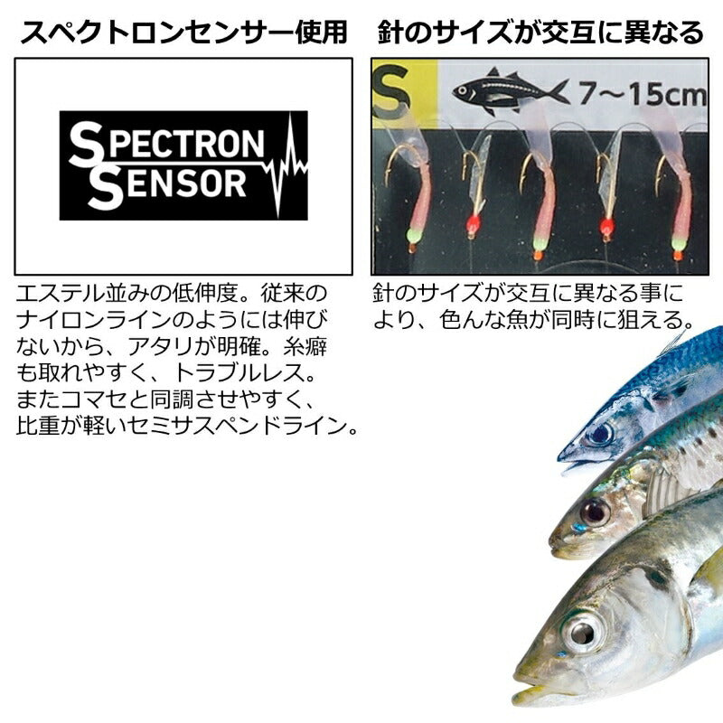 快適職人サビキ ごきげんSP サバ皮MIX
