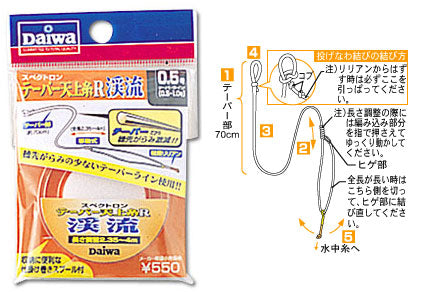 スペクトロンテーパー天上糸R 渓流 0．6