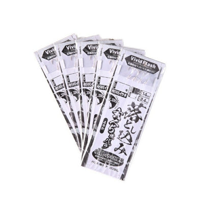 落とし込み仕掛けLBG 玄人5枚パック GEI4本 12号