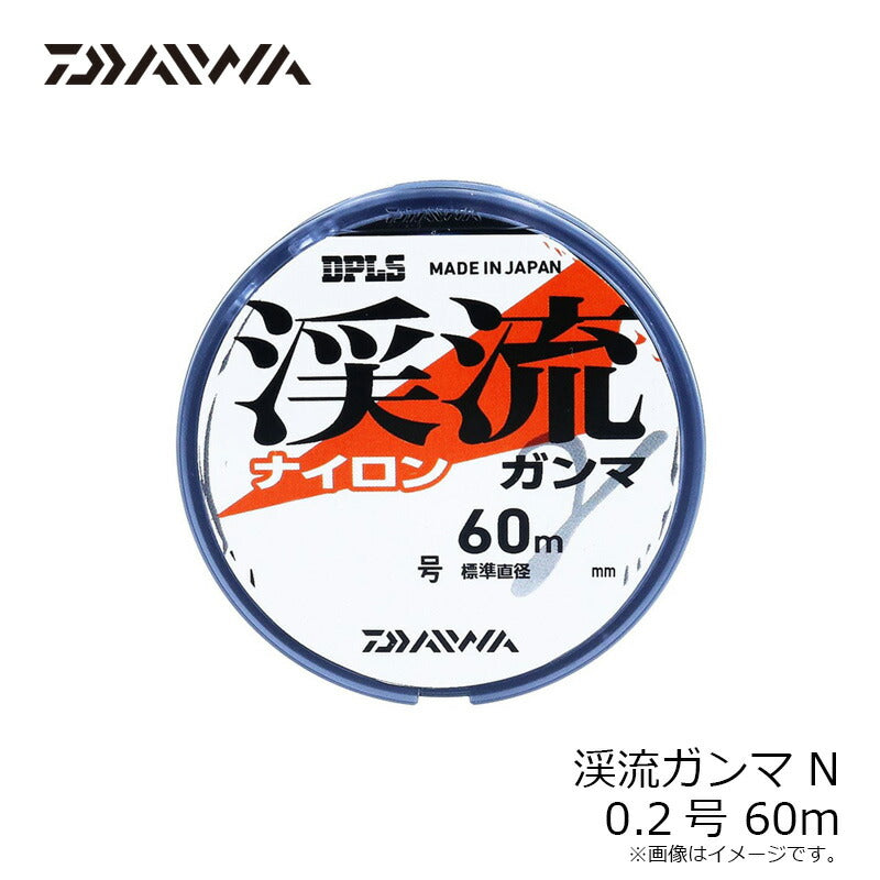 渓流ガンマ ナイロン 0.2号 60m