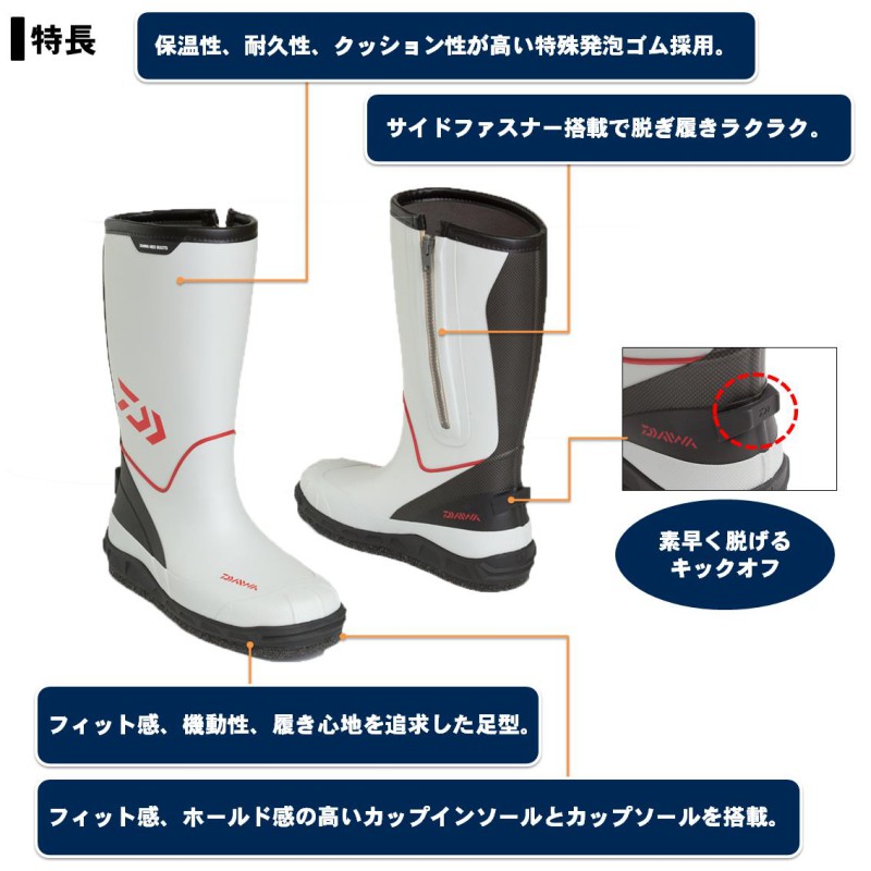 都内で NB-3505W つり具のBunBun.com – M グレー ダイワネオブーツ ウェア