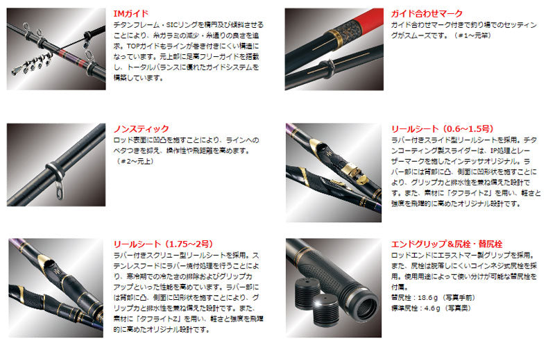 がま磯 インテッサG-5 1.75号 5.0m