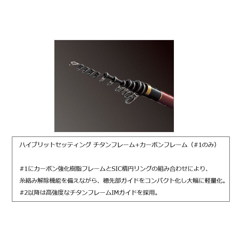 がま磯 デニオス 1.25号-5.3m
