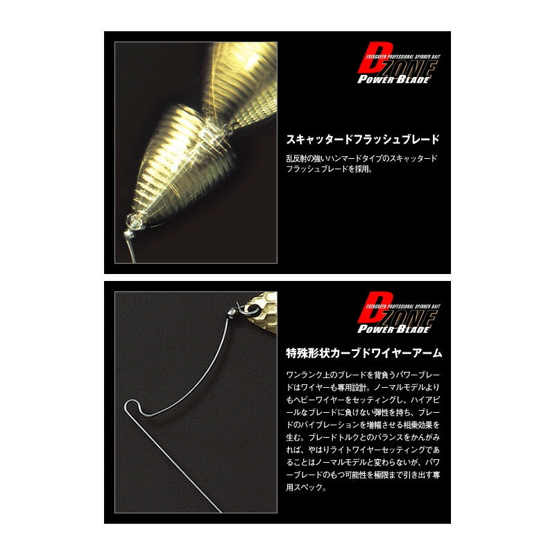 Dゾーン パワーブレード 1/2oz ダブルウィローリーフ