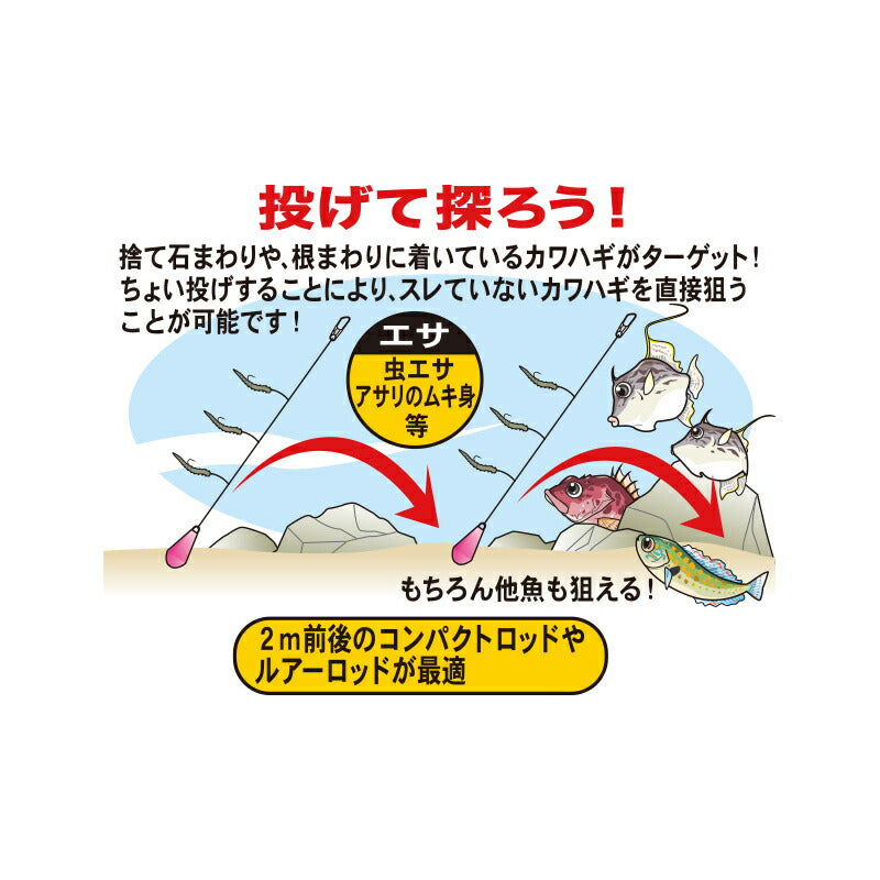 HD-108 簡単・堤防ちょい投げカワハギ仕掛