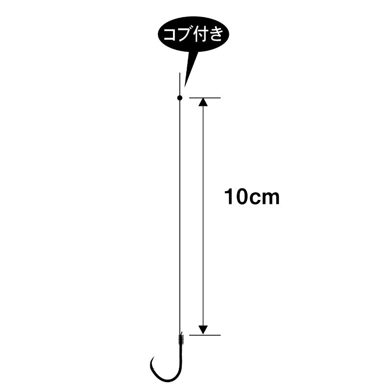 FK145 糸付 競技カワハギ 速攻 10cm 30本