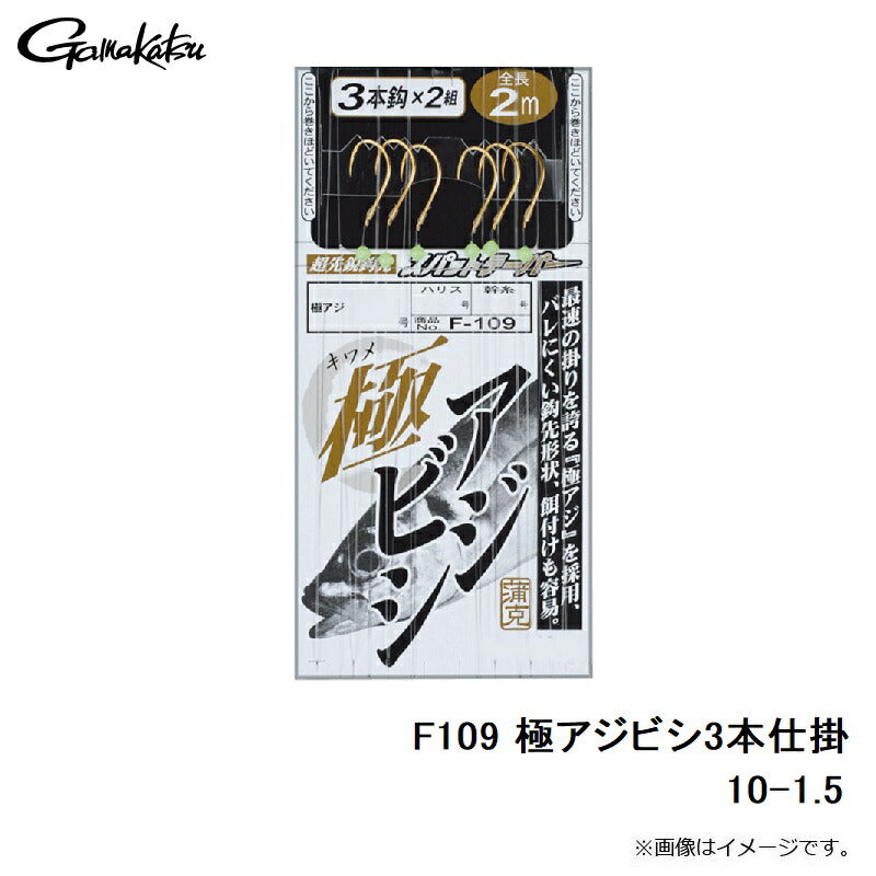 極アジビシ 3本仕掛