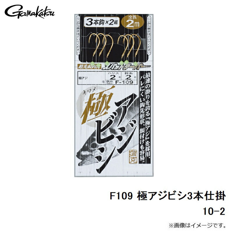 極アジビシ 3本仕掛