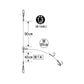 HS031 定番ヒラメ仕掛 固定式トレブル (チヌ＆トレブル)