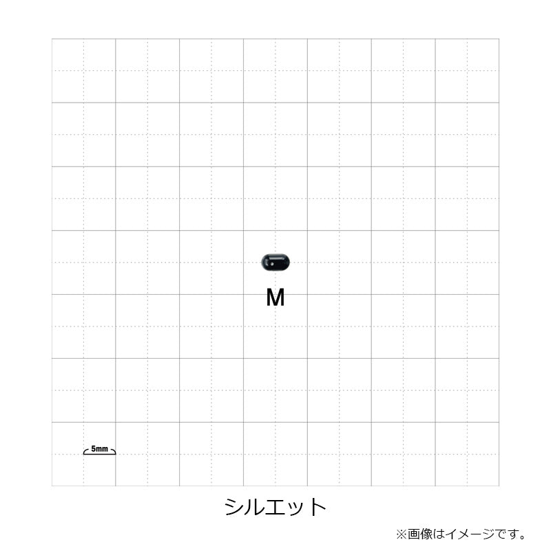 イカメタルリーダー エダスビーズ 黒 M