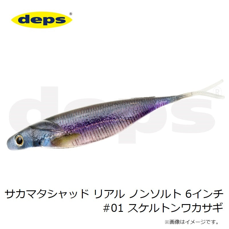 サカマタシャッド リアル ノンソルト 6インチ