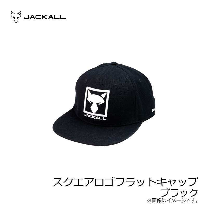 スクエアロゴフラットキャップ
