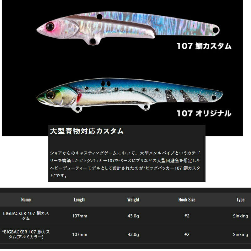ビッグバッカー107 BURI CUSTOM