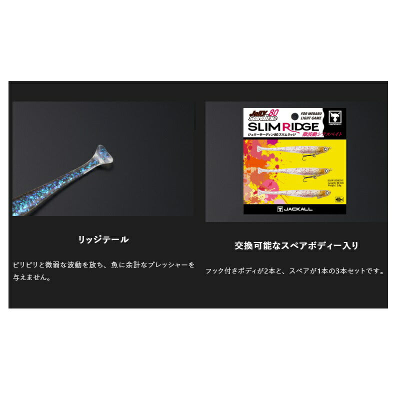 ジェリーサーディン80スリムリッジ